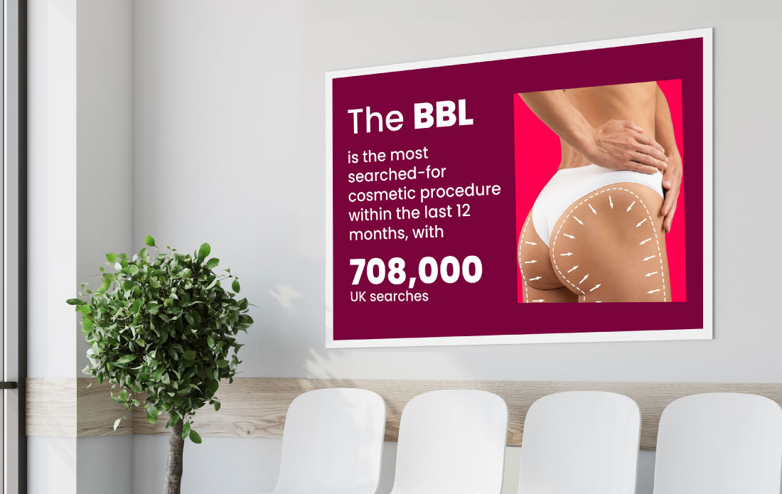 The BBL is the most searched-for cosmetic procedure UK