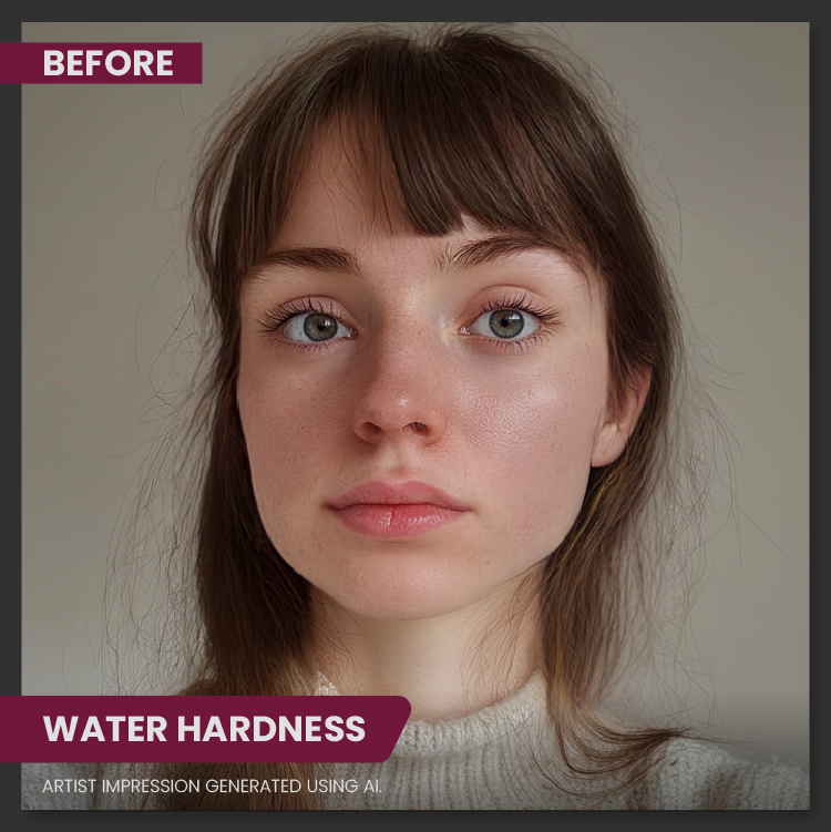 Water Hardness Skin Before